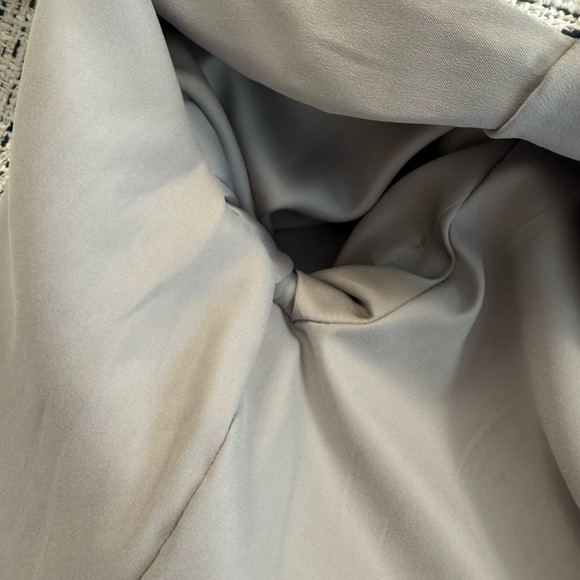 Theory 4 never worn but stored Women's Cream Textured wool tweed plaid Blazer - Picture 13 of 14